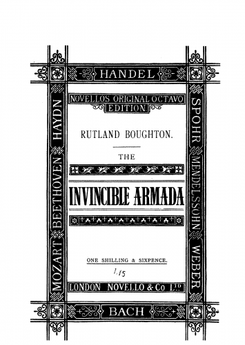 Boughton - The Invincible Armada - Vocal Score - Score