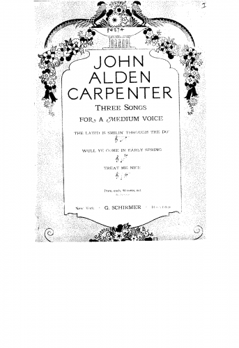 Carpenter - 3 Songs - Score