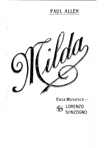 Allen - Milda - Vocal Score - Score