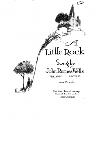 Wells - A Little Rock - Score