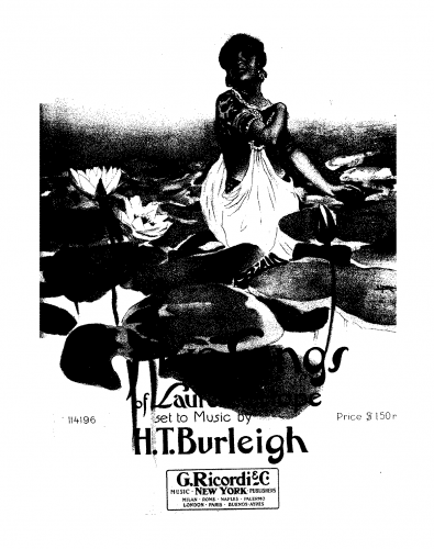 Burleigh - 5 Songs of Laurence Hope - Score