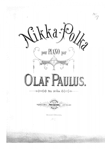 Paulus - Nikka Polka - Score