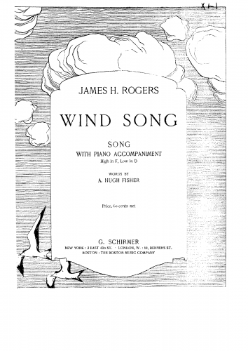 Rogers - Wind Song - Score