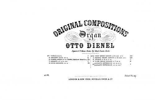 Dienel - Third Grand Sonata - Score