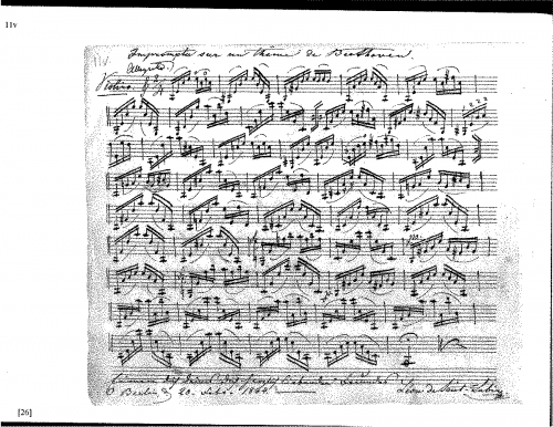 Saint-Lubin - Impromptu sur un thème de Beethoven - Violin