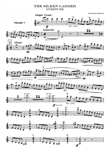 Rossini - La scala di seta - Overture