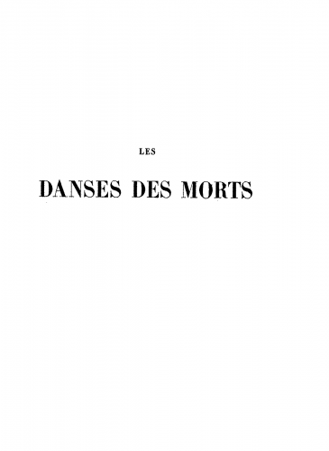 Kastner - Les danses des morts - Complete Book