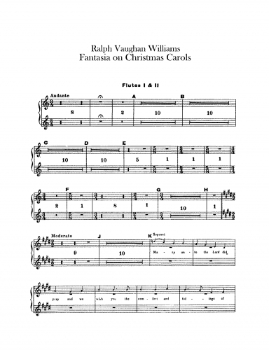 Vaughan Williams - Fantasia on Christmas Carols - Orchestra
