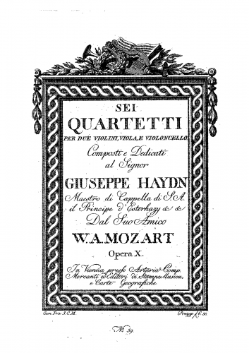 Mozart - String Quartet No. 14