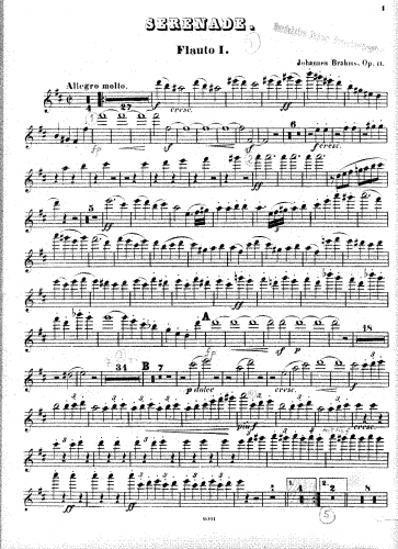 Brahms - Serenade No. 1