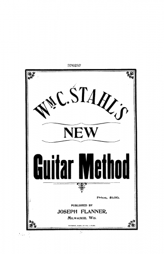 Stahl - New Guitar Method - Score