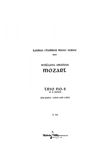Mozart - Piano Trio - Scores and Parts Completion by [[:Category:Stadler, Maximilian|Stadler]]