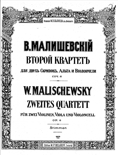 Maliszewski - String Quartet No. 2 in C major