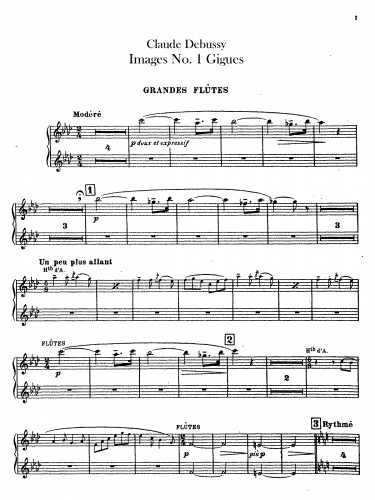 Debussy - Images - Gigues (No. 1)