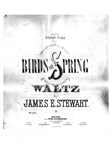 Stewart - Birds of Spring - Score