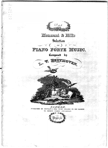 Beethoven - Piano Sonata No. 12, Op. 26 - Score