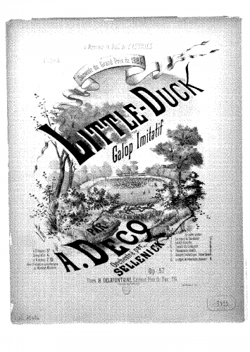 Decq - Little-duck: galop imitatif - Score
