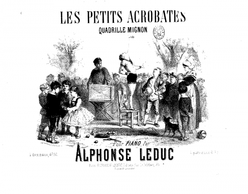 Leduc - Les petits acrobates - Score