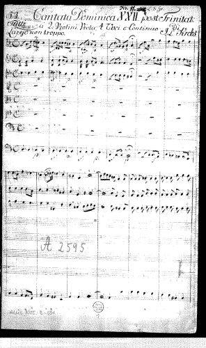 Krebs - Seid barmherzig, Krebs-WV 112 - Score