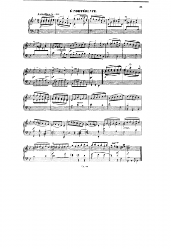 Rameau - Nouvelles Suites de Pièces de Clavecin - 2. L'Indifférente