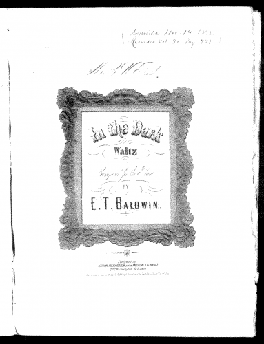 Baldwin - In the Dark - Score