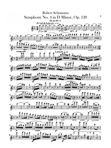 Schumann - Symphony No. 4, Op. 120 - Revised version (1851)