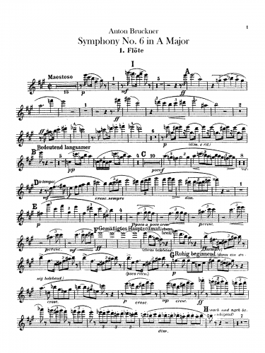 Bruckner - Symphony No. 6 in A major - 1st published version (Schalk revision, 1899)