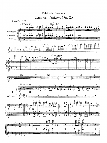 Sarasate - Carmen Concert Fantasy, Op. 25