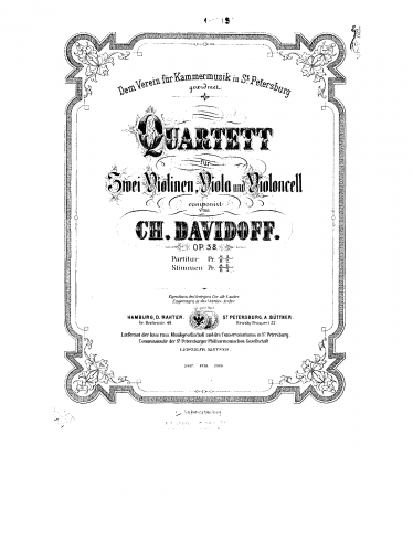 Davydov - String Quartet