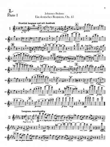 Brahms - Ein deutsches Requiem, Op. 45