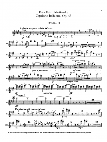 Tchaikovsky - Italian Capriccio, Op. 45