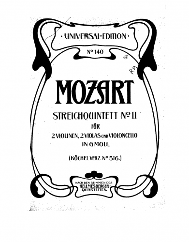 Mozart - String Quintet No. 4