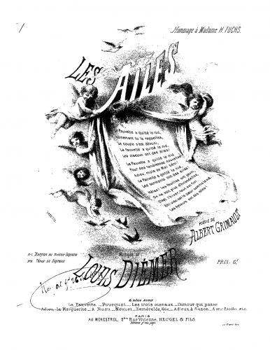 Diémer - Les ailes - Score