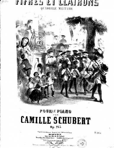 Schubert - Fifres et Clairons - Score