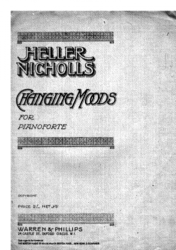 Nicholls - Changing Moods - Score