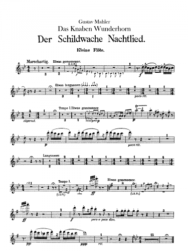 Mahler - Des Knaben Wunderhorn