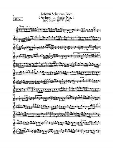 Bach - Suite No. 1
