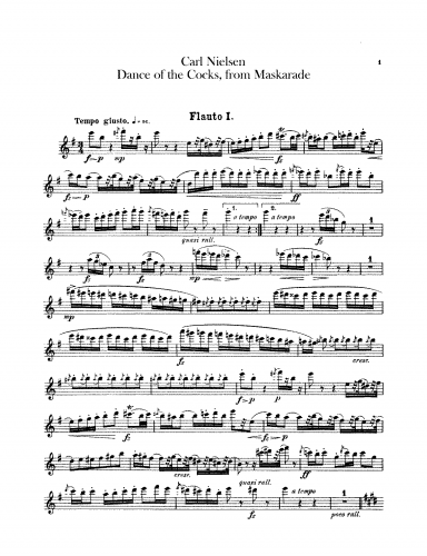 Nielsen - Masquerade - Dance of the Cockerels (Act III)