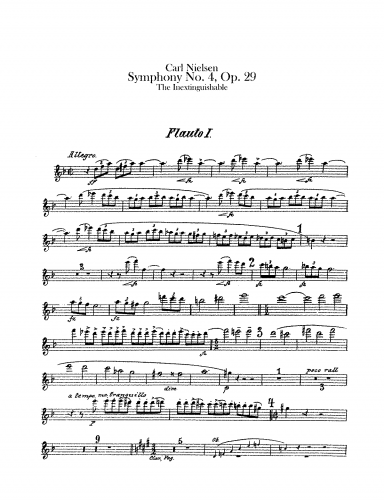 Nielsen - Symphony No. 4, Op. 29 "Det Uudslukkelige"