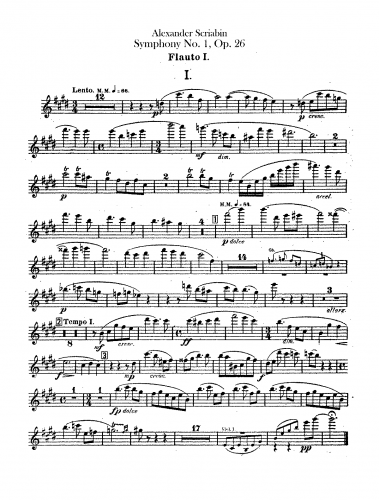 Scriabin - Symphony No. 1