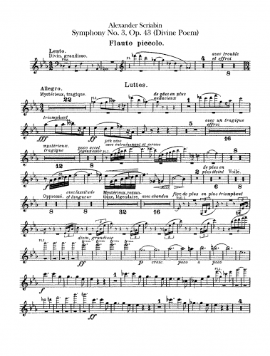 Scriabin - Symphony No. 3