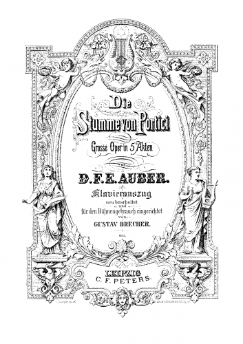 Auber - La muette de Portici / Masaniello - Vocal Score - Score