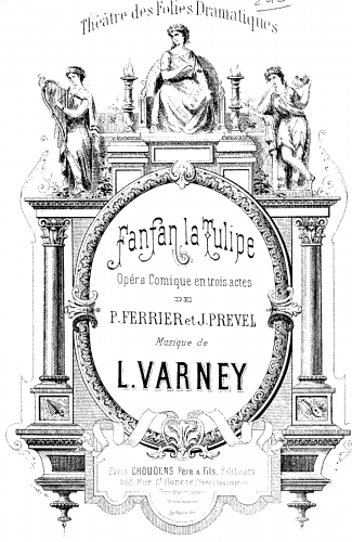 Varney - Fanfan-la-tulipe - Vocal Score - Score
