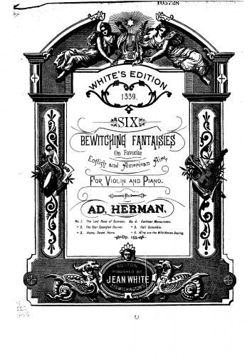 Herman - Six Bewitching Fantasies on Favorite English and American Airs - Scores and Parts