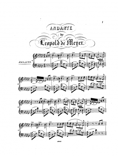 Meyer - Andante - Score
