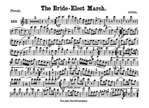 Sousa - The Bride-Elect - March For Military Band (Sousa)