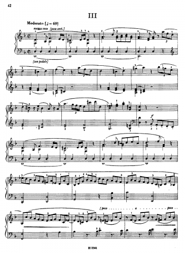 Kozeluch - Piano Sonata Op. 20 No. 3 - Score