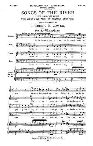 Cowen - Songs of the River - Nos. 2, 3, and 4