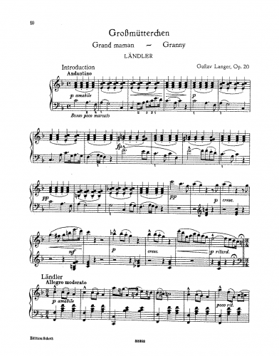 Langer - Grossmütterchen - Score