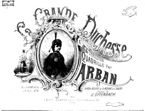 Arban - Quadrille sur 'La Grande-Duchesse de Gérolstein' - Score